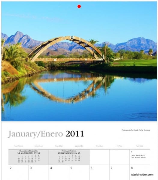 2011 Loreto Calendar (January)