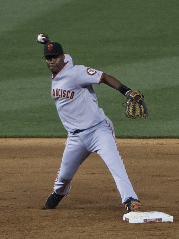 World Series MVP Edgar Rentería. Photo by MissChatter on Flickr (Original version).