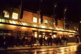 The exterior of the Thrust Stage at the Tony Award-winning Berkeley Repertory Theatre. Photographer: Charles Frizzell