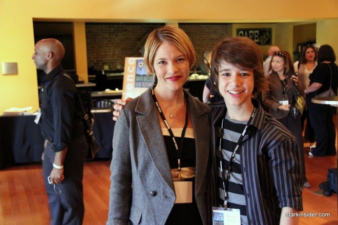 Nicki Aycox and Uriah Shelton arrive at NVFF.