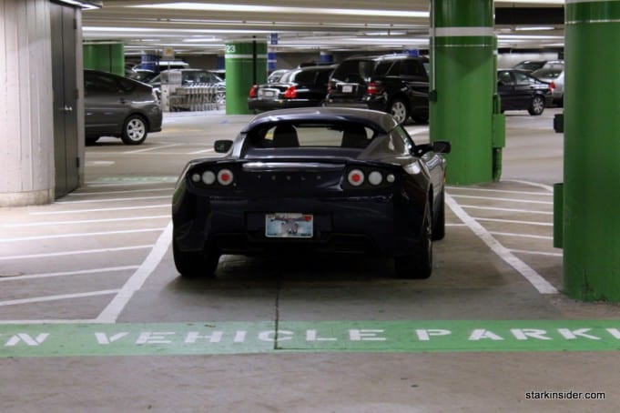 Tesla - SFO Green Vehicle Parking