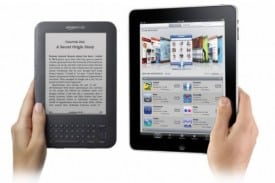 Amazon Kindle 2 and Apple iPad