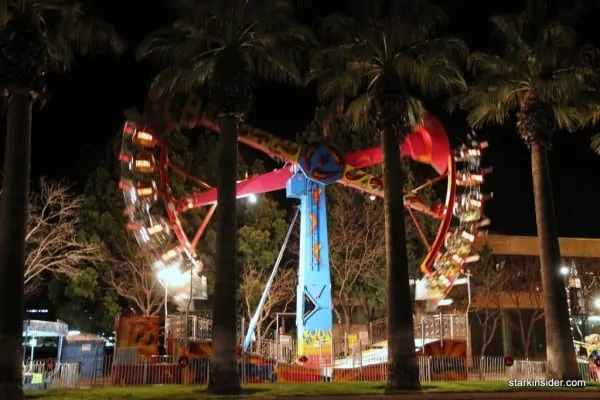 A Pirate Ship thrills along Park Avenue.