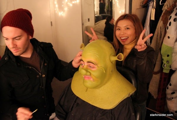  It takes 2 hours before every performance to transform actor Eric Petersen into the real life version of everyone's favorite Ogre.