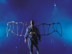 Aviator in Quidam by Cirque du Soleil. Photo by Al Seib.