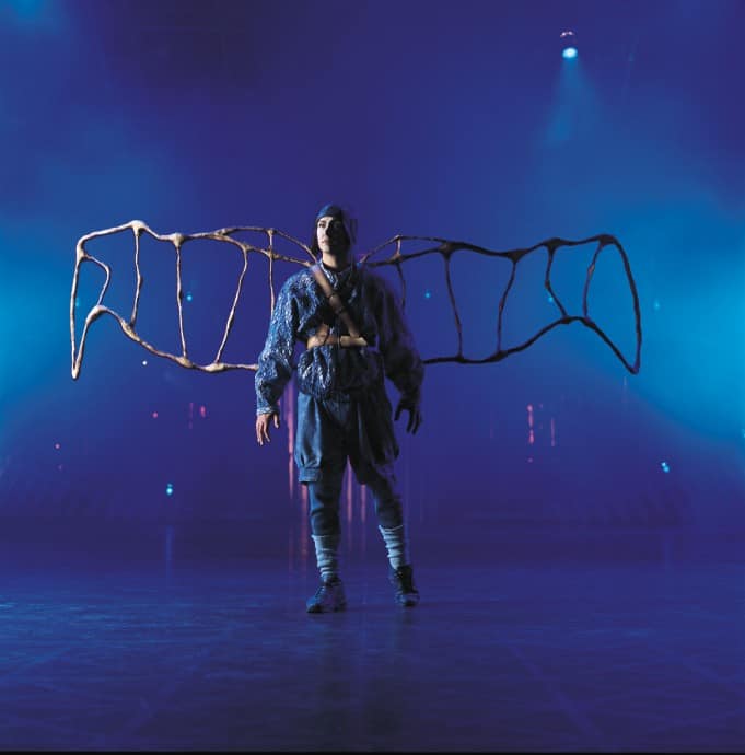 Aviator in Quidam by Cirque du Soleil. Photo by Al Seib.