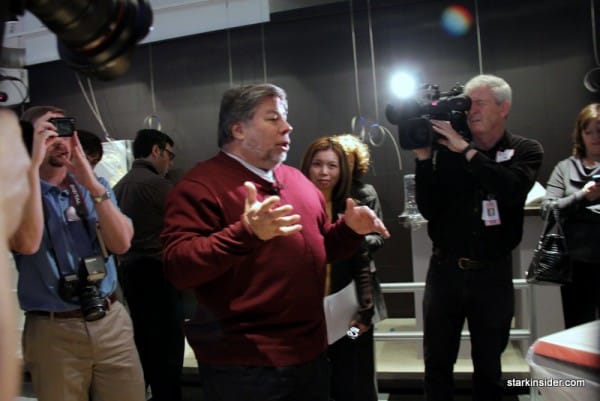 Steve Wozniak meets the press