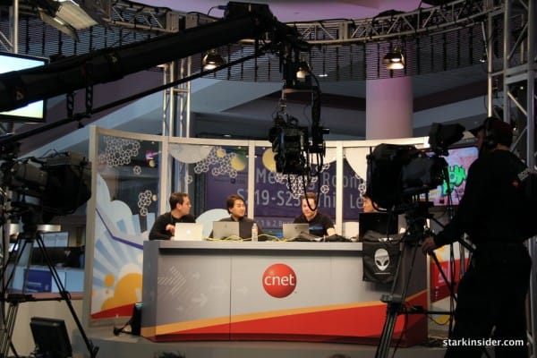 CNET Studio and war room impresses