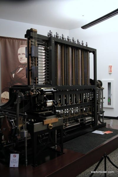 Charles Babbage Difference Engine: 1 of 2 in the world. Charles would be pleased to know his design worked.