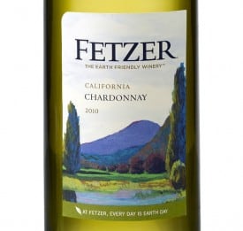 Fetzer Earth Day Chard 2010 Label