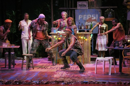 At Berkeley Rep, a cast of accomplished actors star in Ruined, a powerful new play by Lynn Nottage that won the Pulitzer Prize for Drama. Photo courtesy of kevinberne.com
