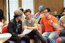 Billie Joe Armstrong and Mike Dirnt of the Grammy-winning band Green Day talk to Tony Award-winning director Michael Mayer as they collaborate on the stage version of American Idiot