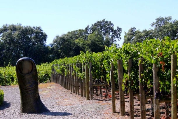 Thumb at Clos Pegase by French sculptor known as César (full name César Baldaccini)