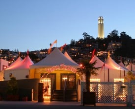 Spiegeltent at Pier 29 - San Francisco