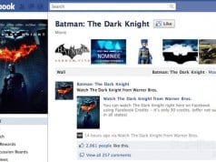 The Dark Knight on Facebook