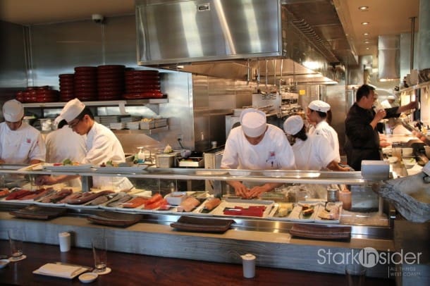 The kitchen at Morimoto Napa.