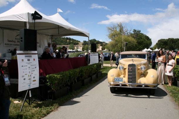 1934 LaSalle Series 350 convertible, the style leader of its day, owned by Jason and Ben Solomon of Novato, took home Best of Show - Concours d’Elegance.