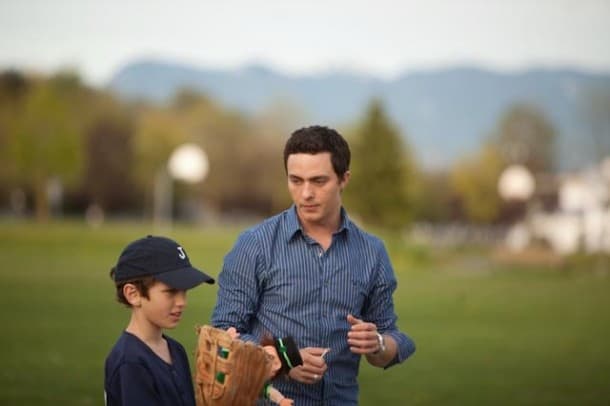 Canadian filmmaker Aaron Houston on location.