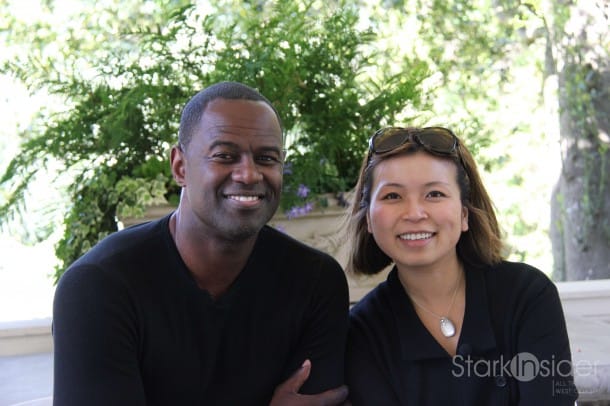 Loni with Brian McKnight: What is it exactly about Chicken Parmesan that makes it so worthy?!