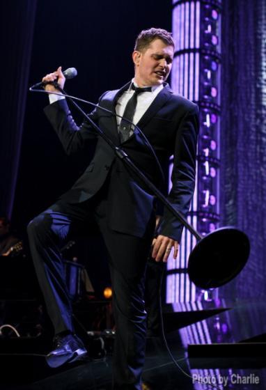 Michael Buble performs in Portland.