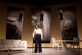 The legendary Anna Deavere Smith returns to Berkeley Rep with her latest hit: Let Me Down Easy. Photographer: Joan Marcus