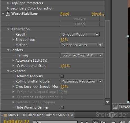 warp stabilizer after effects download