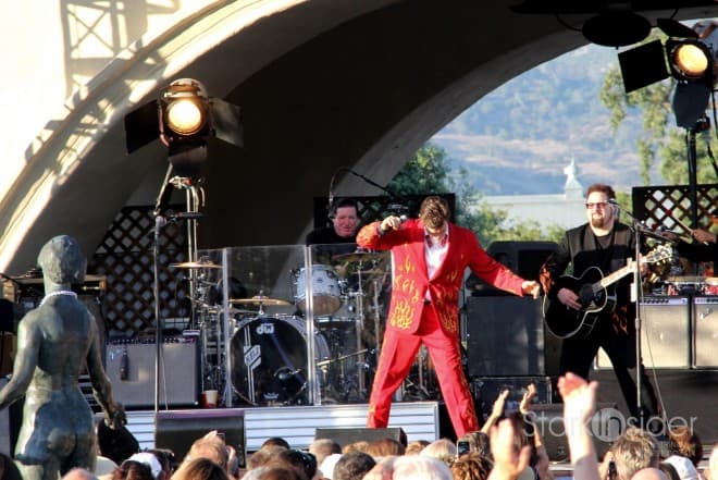 Chris Isaak performs at Mondavi Winery July 2011