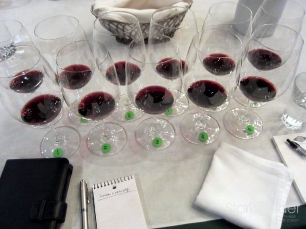 Blind tasting some of Napa's best.