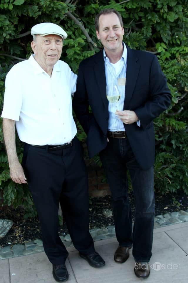 Jim Concannon with his son John at their winery in Livermore.