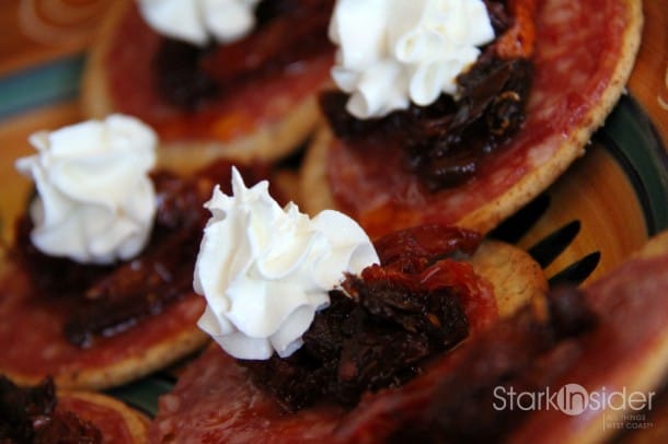 BBQ Party: “Sunshine in a Bite” sundried tomatoes and salami appetizer recipe