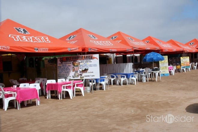 Taco stands.