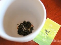 Naivetea's Passionfruit Oolong Tea. I was surprised by the intensity of the passionfruit scent. The fragrance was bright and lively when I opened the package and sustained through brewing and enjoyment. Although I still prefer the traditional teas offered in this line, for those that like fruit infusion in your teas, this is a must try.