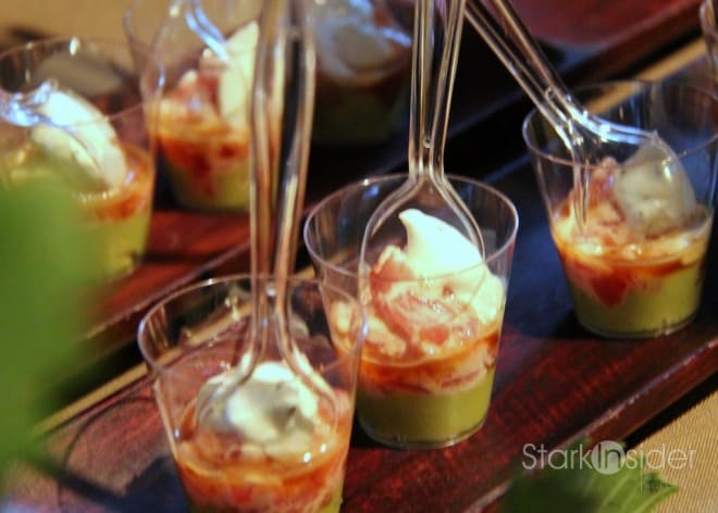 Ahi tuna and avocado