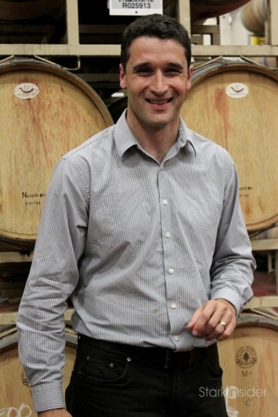 William Hill Estate winemaker Ralf Holdenried. Rumor, at least according to the women, is that he's a young, German Richard Gere.