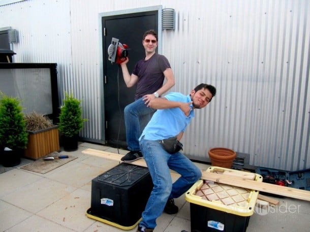 Vegetable Planter Box Building Begins