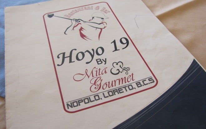Hoya 19 Restaurant Review - Loreto Bay, BCS, Mexico