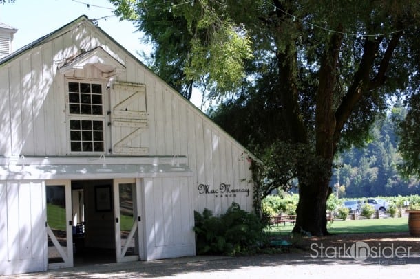 MacMurray Ranch Winery: named after Fred MacMurray ("My Three Sons") who purchased the 150 acre property in Sonoma County in 1941 to raise prize-winning cattle.