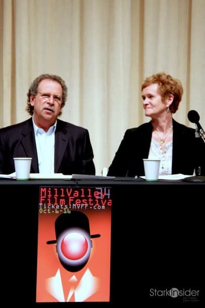 MVFF founder Mark Fishkin and director of programming Zoe Elton at a press conference this morning at Doly Labs SF.