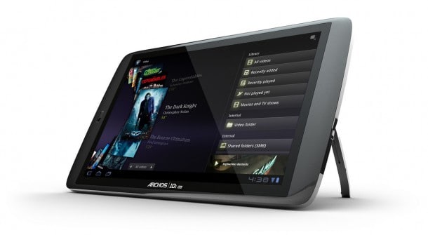 Archos G9 with stand