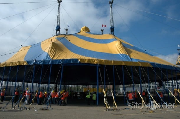 Raising the Big Top - Cirque du Soleil Totem