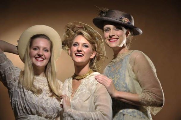 Three Sisters: Mary (Riley Krull), Dorrie (Brittany Danielle) and Tiny (Kate Paul).
