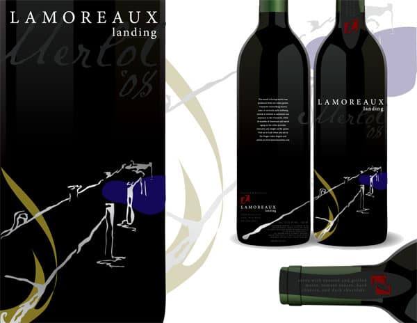 Lamoreaux Landing Wine Label