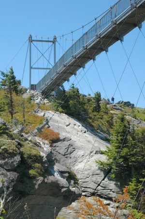 Swinging Bridge at Grandfather Mt.