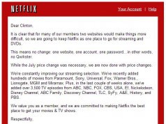 Netflix gives up - reverses course