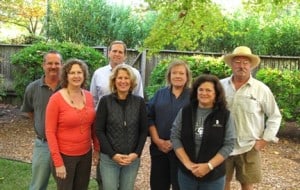 Calistoga Winegrowers board of directors Back row, left to right: Barr Smith of Barlow Vineyards, Mark Mathewson of Sterling Vineyards, Ace Yaksic of Joseph Cellars Ladies, left to right: Laura Zahtila Swanton of Zahtila Vineyards, Karen Cakebread of Ziata Wines, Carolyn "Candi" Czapleski of Canard Vineyards and Beth Summers of Summers Estate.