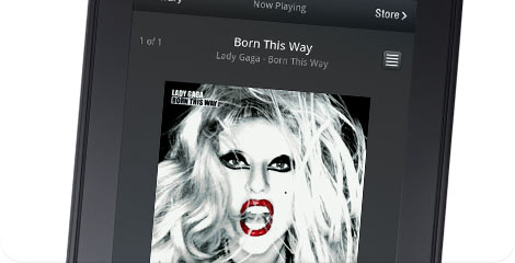 Kindle Fire Lady Gaga