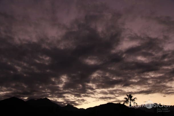 Dusk over the Sierra de la Giganta