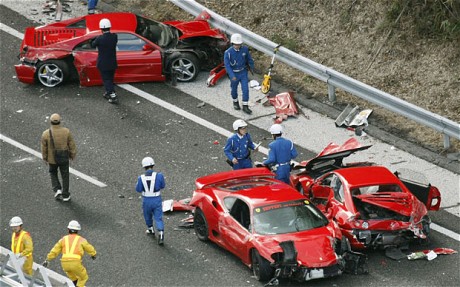 $4M Supercar Crash in Japan