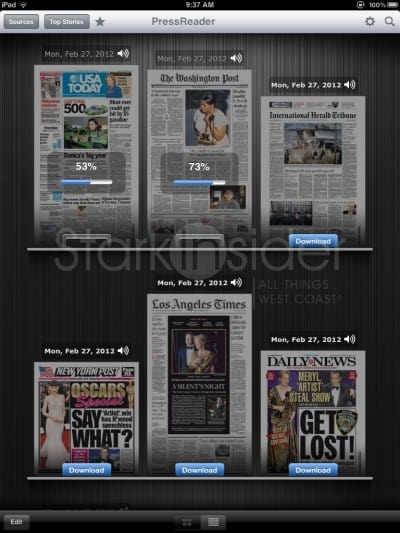 iPad, iPhone News Reader