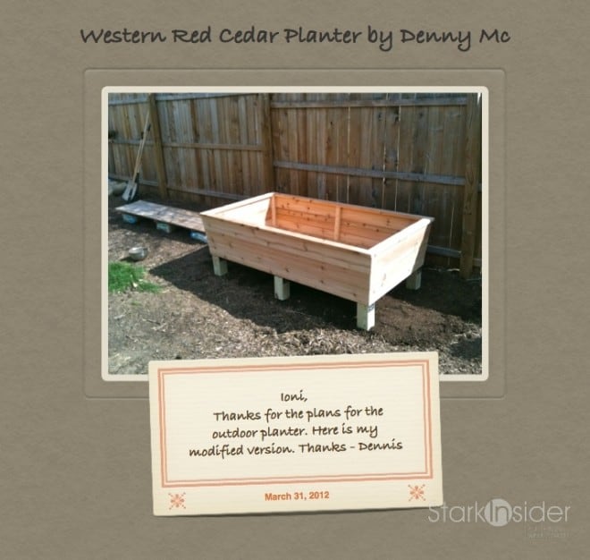 A classic, raised garden planter box | Stark Insider